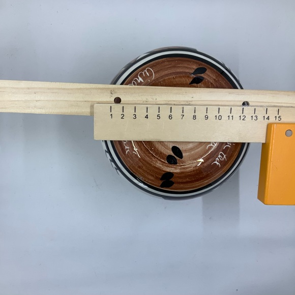 Hand painted pottery, signed by artist - Picture 7 of 7